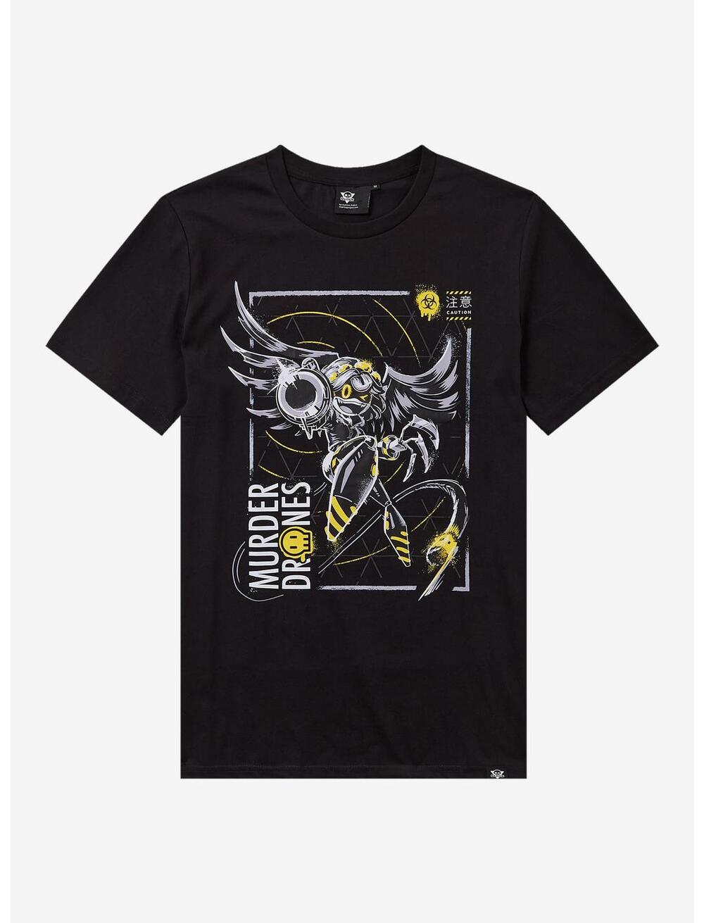 NWT Hot Topic Murder Drones V T-Shirt in Black size Medium